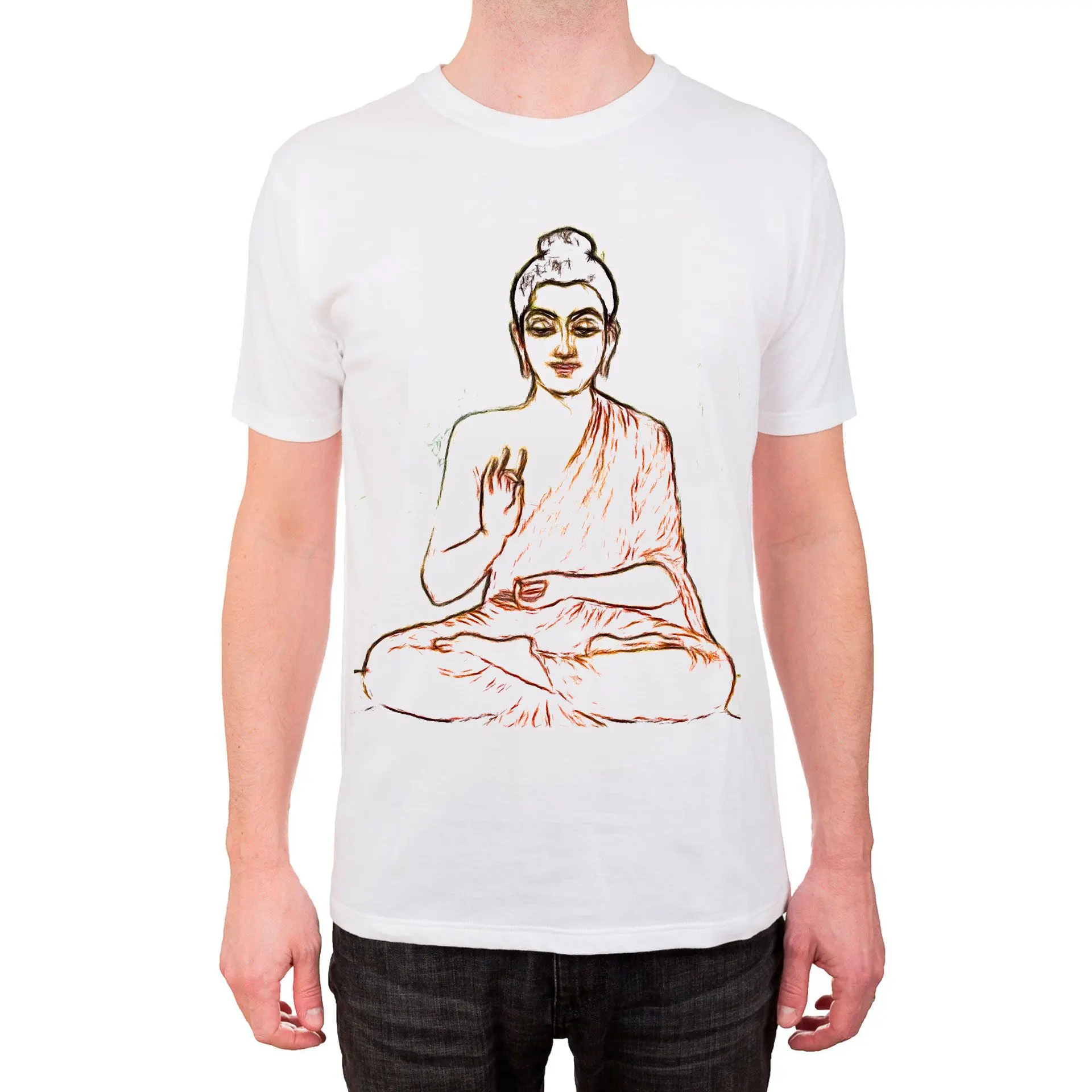 Μπλουζάκι με σκίτσο του Βούδα..