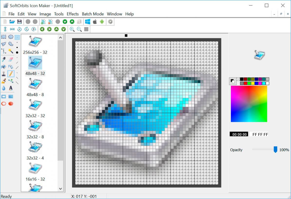 SoftOrbits Icon Maker Στιγμιότυπο.